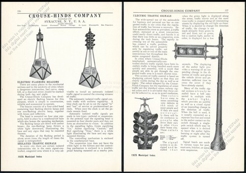 1925 crouse hinds traffic - crouse,